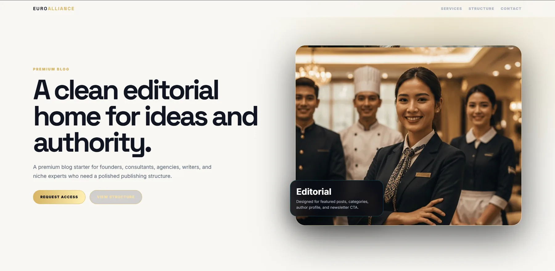 Blog and Portfolio Template preview 2