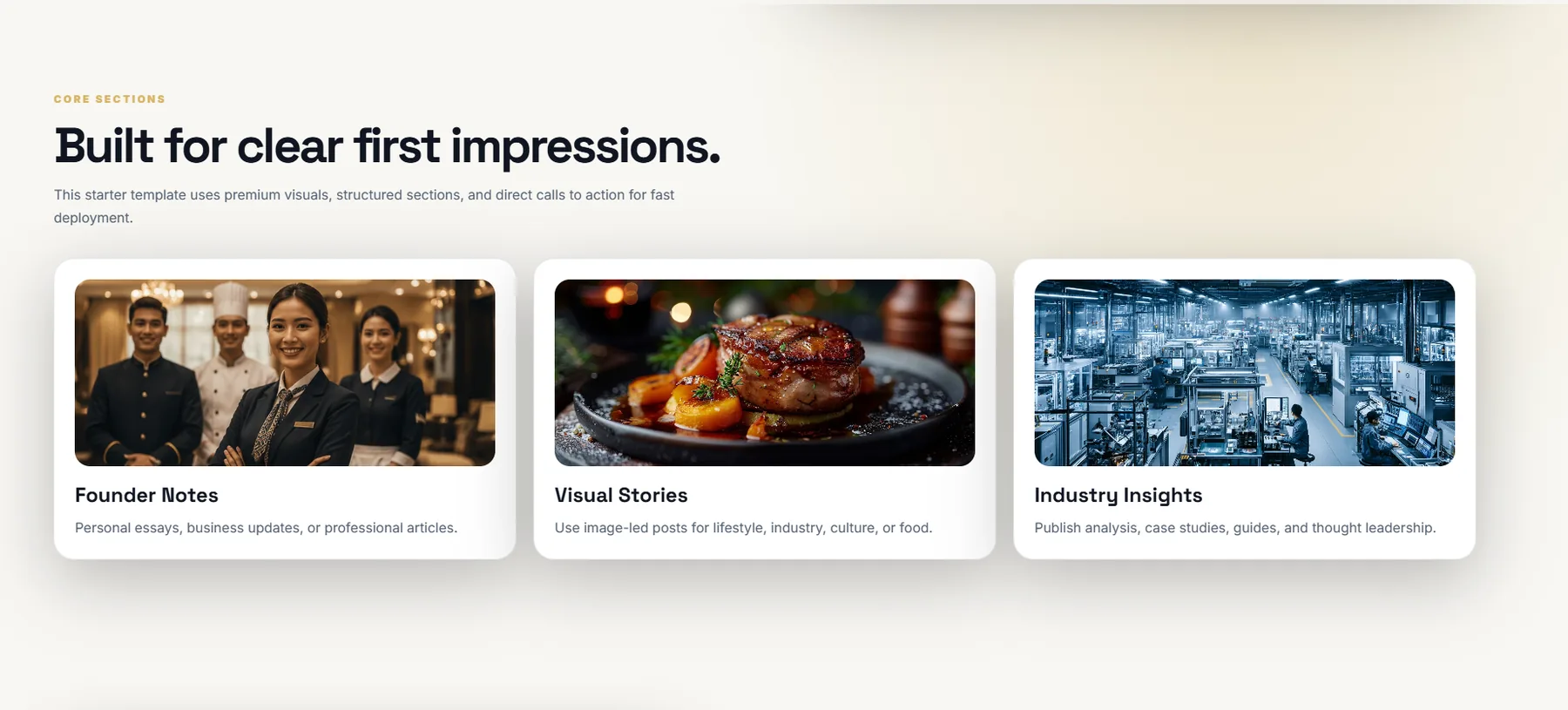 Blog and Portfolio Template preview 3