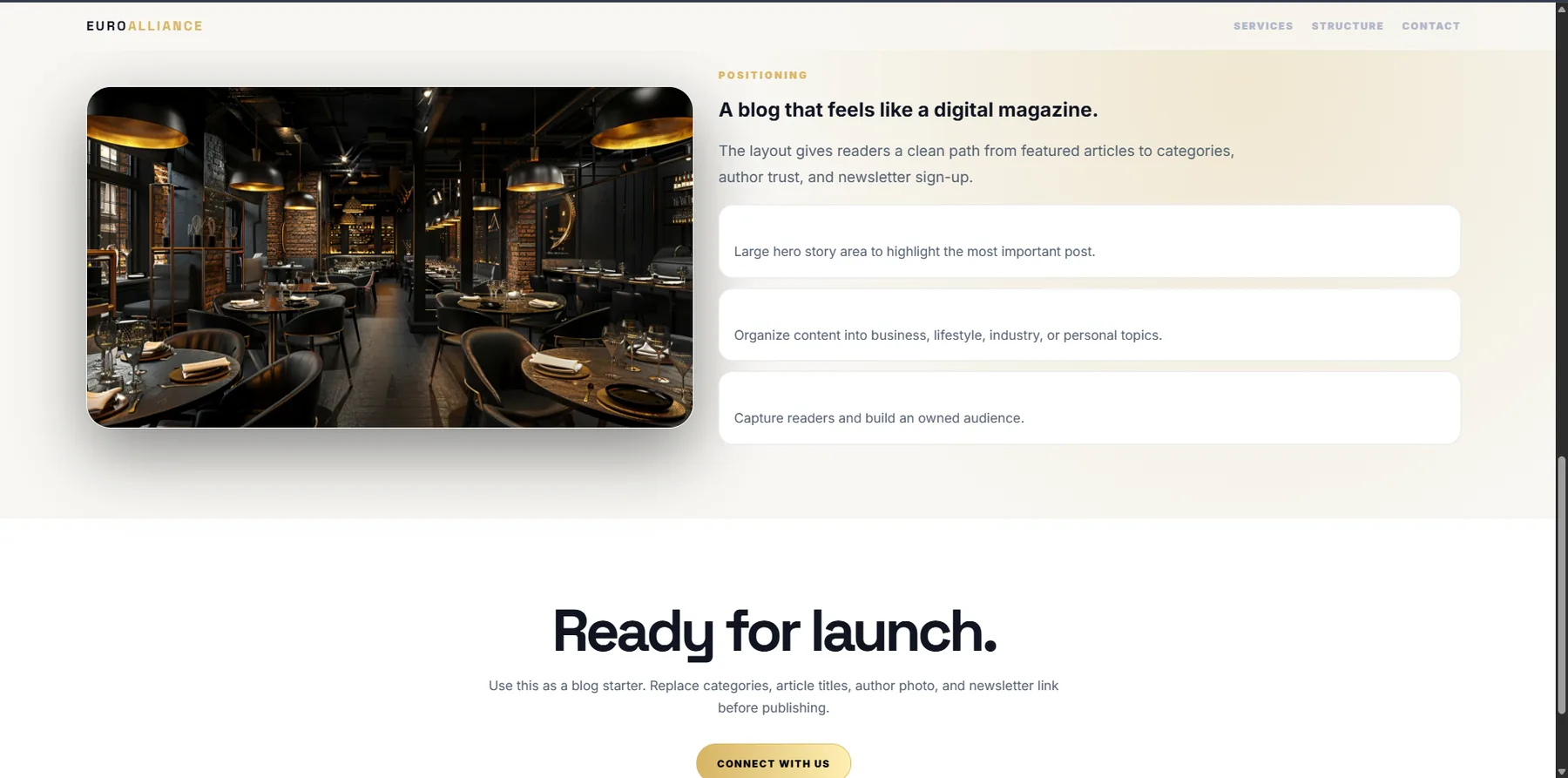 Blog and Portfolio Template preview 4