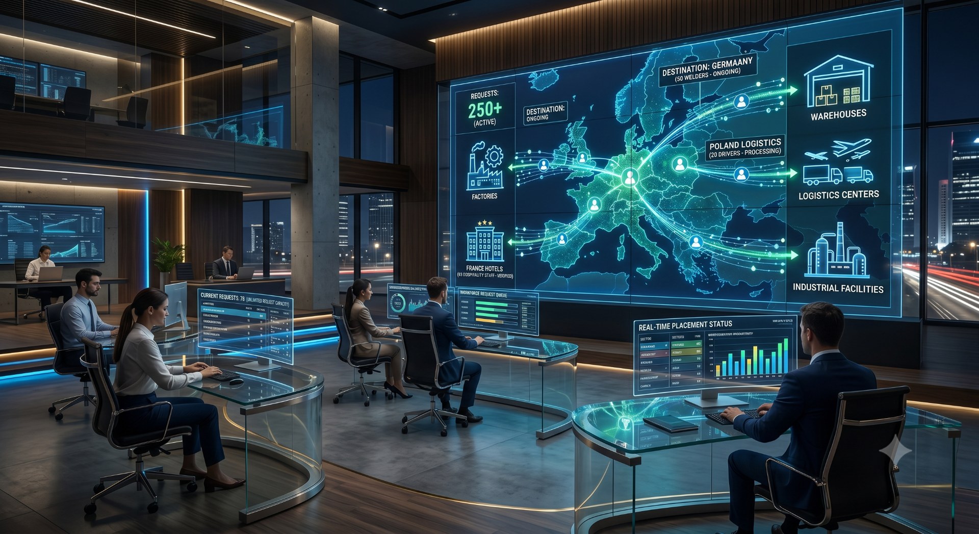 industrial command center